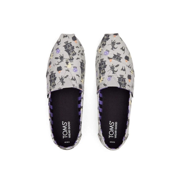 Toms Shoes - Tom’s Size 12 glow in the dark watch and cat shoes Halloween brand new w/box/tag
